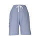thumbnail image 3 of mfyjkho Pantalones Cortos De Gimnasio Para Mujer, Pantalón De Mujer De Rayas Y Lino Con Botones Ajustables En El Lateral Pantalones Cortos Para Mujer Xxl, 3 of 7