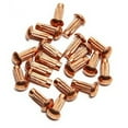thumbnail image 4 of 500g Purple Copper Knurled Rivets , M2x10mm, 4 of 5