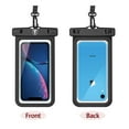 thumbnail image 3 of (1 Pack) Waterproof Case for Apple iPhone SE 2 2020, 11, 11 Pro, 12 Pro Max, 12 Mini, Njjex IPX8 Waterproof Phone Pouch - Cellphone Dry Bag With Waist Strap -Black, 3 of 7
