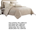 thumbnail image 5 of Dely 8pc Satin King Size Comforter Set with Shams, Reversible Gold, 5 of 7