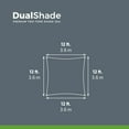 thumbnail image 7 of Coolaroo Outdoor DualShade Sun Sail and Hardware Kit, 95% UV Block Protection, 12' Square; Maldives, 7 of 7