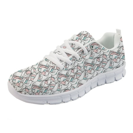 

Fashion Retro Women s Shoes Anatomical Hearts Print Summer Mesh Flats Shoes Tenis Casual Feminino Breathable Sneakers