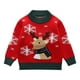 thumbnail image 1 of Suéter Para Niños Suéter Para Niños Suéter Otoño Invierno Niñas Suéter De Punto De Navidad Elk Top De Manga Larga Rojo Odeerbi  LM103-7728, 1 of 9