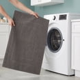 thumbnail image 7 of Unique Bargains Cotton Ultra Absorbent Quick Dry Washable Towel Bath Mat Dark Grey, 7 of 7