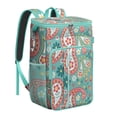 thumbnail image 1 of Colorful Ethnic Cooler Backpack - 20L Insulated Lunch Bag with Exotic Abstract Pattern, Lightweight & Durable for Camping, Beach & Road Trips, 1 of 5