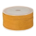 thumbnail image 1 of Nylon Rebordear Hilo Cordón 3mm Extrafuerte Trenzado Nylon Cuerda para Collar Pulseras Joyería Fabricación Artesanías 10M/33 Pies, Metálico Naranja, 1 of 5