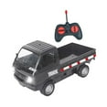 thumbnail image 2 of Camión de juguete RC 1:16 para niños, juguete ligero para niños, simulación de camión de deriva RC, vehículo de carga ligero para adultos y niños. Negro, 2 of 8