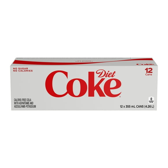 Diet Coke Fridge Pack Cans, 355 mL, 12 Pack