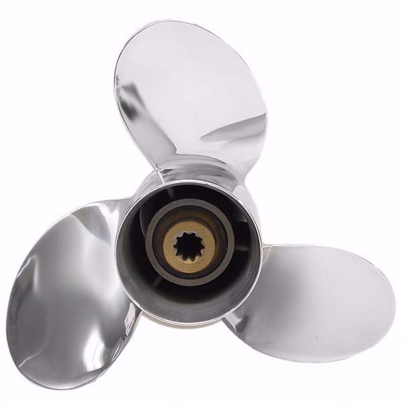Stiletto Triad Boat Propeller 13310 | RH 10 1/8 x 10P Stainless