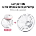 thumbnail image 3 of Totmizby Breast Pump Parts, 140° Soft Silicone Cups, 3 of 6