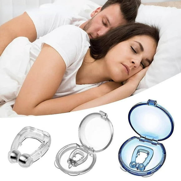 3pcs Silicone Nose Clip Magnetic Anti Snore Stopper Silent Sleep Non Snoring Solution Aid For Sleeping
