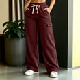 thumbnail image 2 of FAIWAD Women's Plus Size Corduroy Pants High Waisted Straight Leg Athletic Cargo Pant with Pockets, 2 of 8