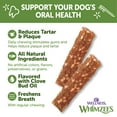 thumbnail image 3 of Wellness WHIMZEES Veggie Sausage Dog Dental Treats, Medium Size Stick, (14 Count), 3 of 9