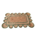 thumbnail image 5 of KLAVATE Scalloped Natural Mini Jute Rug, 5 of 5