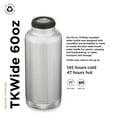 thumbnail image 2 of Klean Kanteen TK Wide 64 Oz Loop Top Brushed Stainess, 2 of 7