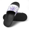thumbnail image 4 of GZHJMY Stylish Slides for Women Men, Lavenderwatercolor Provence Style Purpule Soft Flexible Slip-on Sandals Slippers, 4 of 7