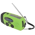 thumbnail image 4 of Radio Solar De Manivela Radio De Emergencia Multifuncional Radio LED con Linterna para Acampar Al Aire LibreGreen Europe, 4 of 14
