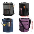 thumbnail image 3 of Portable Yarn Crochet Thread Storage DIY Woven Storage Bag Crochet Wool Storage Bucket, 3 of 10