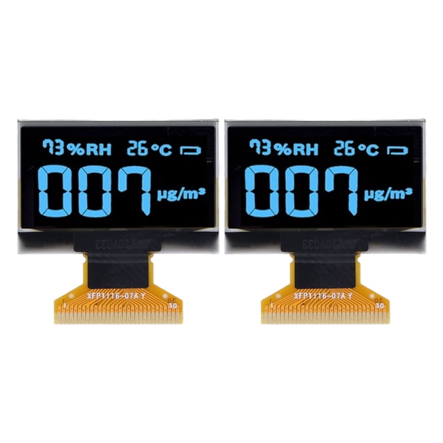 Módulo de pantalla de cristal líquido, 2 piezas Pantalla de cristal líquido Módulo de pantalla de diodo emisor de luz orgánico Módulo de pantalla de pantalla de cristal líquido Características de vanguardia NikouMX herramienta