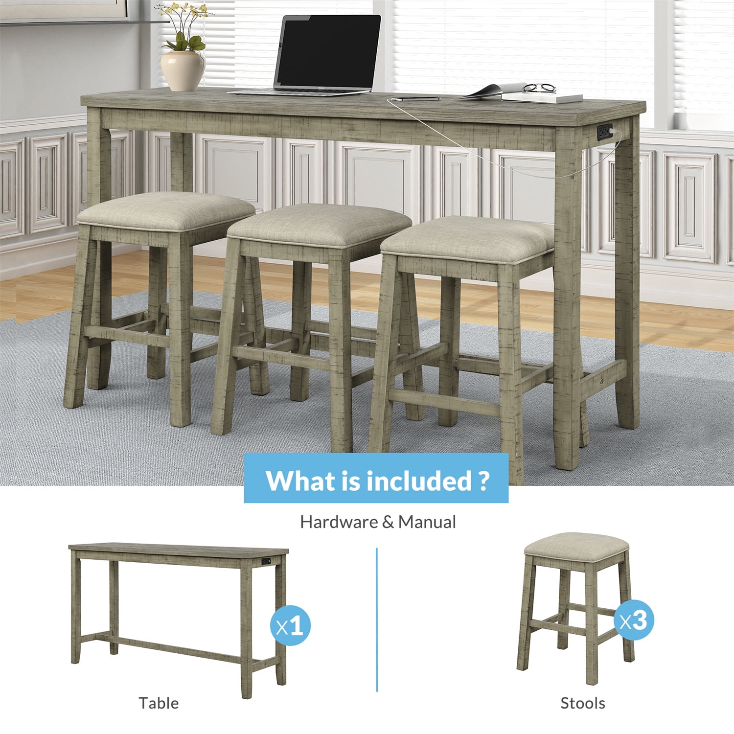 Bar stools online x3