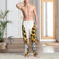 thumbnail image 6 of Lsque Leopard Gnomes Print Men's Pajama Pants, Lounge Pant - Comfortable Home Wear,Elastic Waistband, Stylish Design-Small, 6 of 9