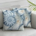 thumbnail image 3 of nygtbtfer Throw Pillow Set of 2Ocean Themed Pillows Case Soft Velvet Cushion Covers for Outdoor Sofa Home Decor White, 3 of 7