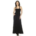 thumbnail image 1 of White Mark Women's Smocked Ruffle Maxi Dress, 1 of 6
