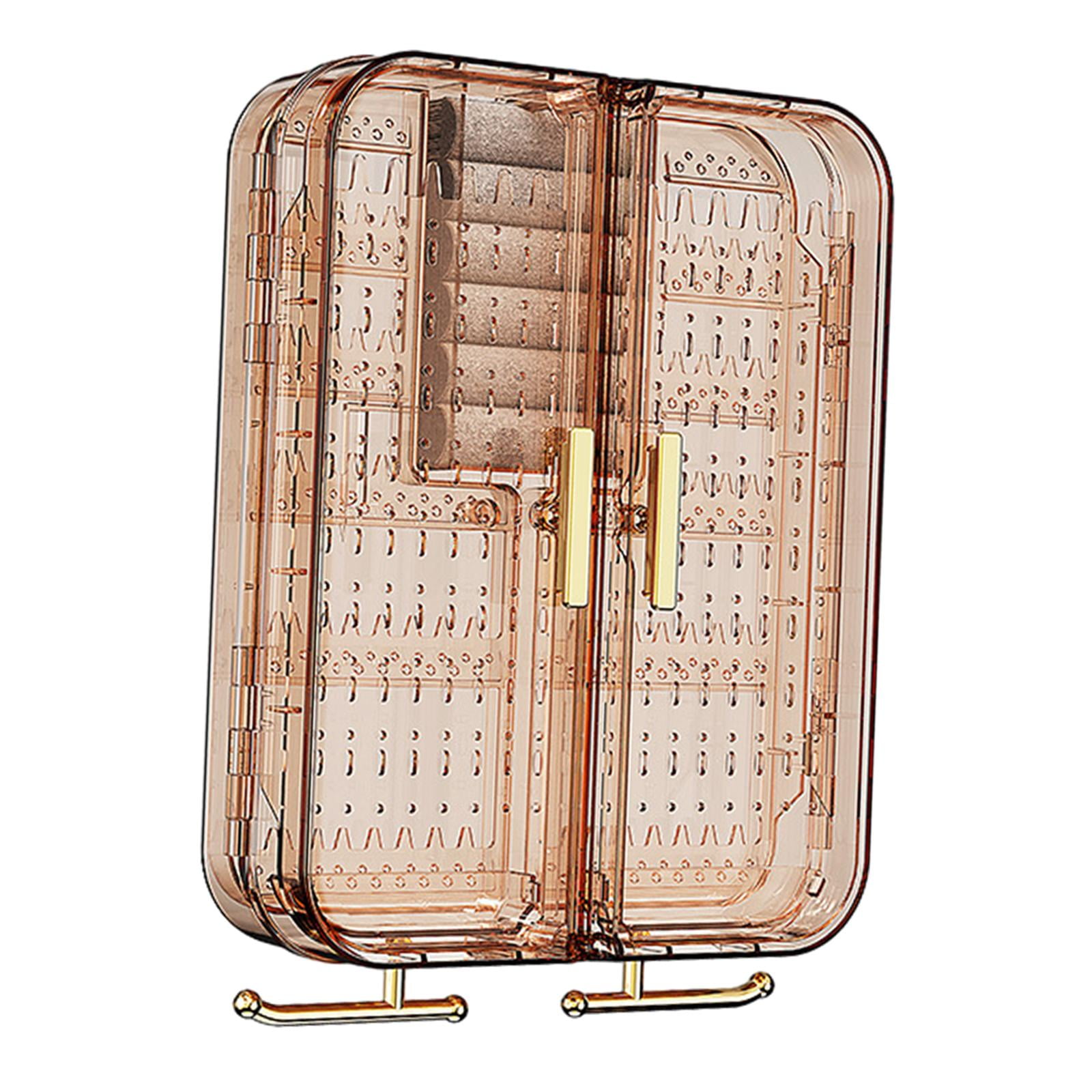 FVDPWYE Jewelry Holder Organizer Large Wall Mount Storage Accessories Jewelry Hanger for Brown
