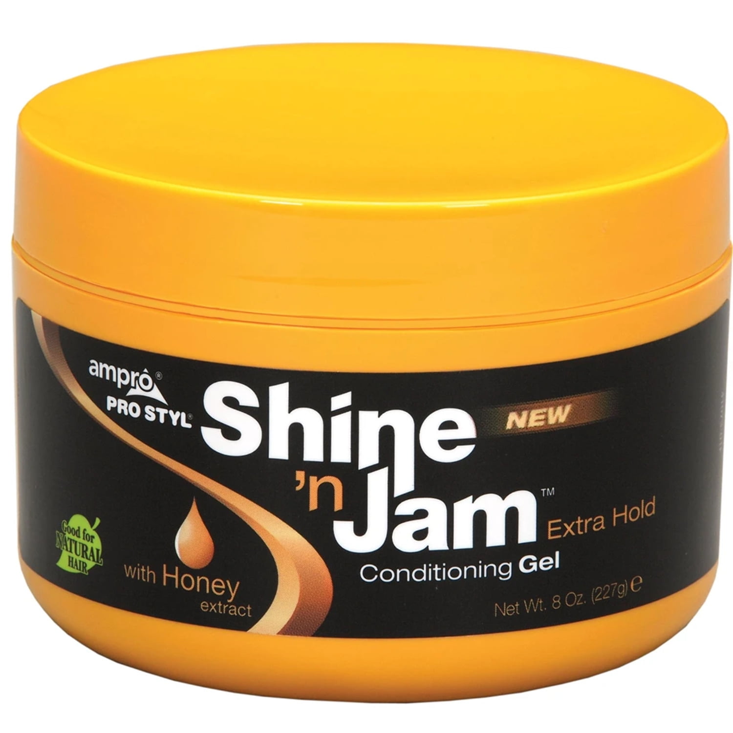 Ampro Shine n' Jam Conditioning Gel - Extra Hold 8 oz., Moisturizing, Unisex