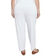 thumbnail image 2 of Alfred Dunner Womens Plus-Size Classic Allure Fit Proportioned Pant With Elastic Comfort Waistband, 2 of 4