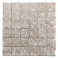 thumbnail image 5 of The Tile Life Amsterdam 2" x 2" Perla Matte Porcelain Mosaic Floor and Wall Tile Case of 4, 5 of 7