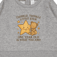 thumbnail image 3 of Inktastic Twinkle Twinkle Little Star One Year Old Birthday Baby Sweatshirt, 3 of 4