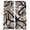 Brown, variant on Brown Geometric Blackout Curtains for Bedroom/Living Room, Pinch Pleated Black Out Curtains, Vintage Black White Striped Abstract Art Room Darkening Window Drapes with Hooks 2 Panels, 39"x70"