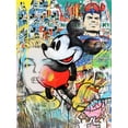 thumbnail image 1 of Kit de pintura de diamantes de polvo de Disney, grafiti colorido, Mickey, Hada, dibujos animados, imagen de moda, punto de cruz, hecho a mano, arte de diamantes de imitación DIY, 1 of 4