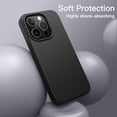 thumbnail image 4 of Funda JeTech Silicone para iPhone 15 Pro de 6.1 pulgadas, negra, 4 of 6