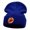 Royal, variant on Rodeo Cowboy Logo Embroidered Long Knitted Beanie - Olive OSFM