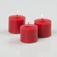 thumbnail image 1 of Richland Votive Candles & Eastland Clear Square Votive Holders Red Apple Cinnamon Scented Set of 72, 1 of 1