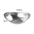 thumbnail image 4 of Stainless Steel Ingot Bowl Salad Bowl Dessert Snack Bowl Tableware Seasoning, 4 of 12