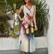 thumbnail image 2 of Watercolor Dandelion Vestido Sin Mangas Vestidos Para Mujer, Vestido Suelto De Verano 2025, 2 of 5