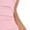 Lotus root pink, variant on Women's Sexy Halter Neck Ruched Bodycon Dress