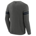 thumbnail image 3 of Men's J. Palmer Dark Heather Gray Houston Texans Players Lounge Raglan Tri-Blend Sweatshirt, 3 of 6