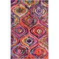 thumbnail image 1 of Unique Loom Tapis de Dégradé Géométrique Estrella 5' x 8' Rectangle Multi/rose, 1 of 2