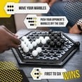 thumbnail image 5 of Abalone Marble Strategy Game Classic 2-Player Game for Ages 8+, 5 of 6