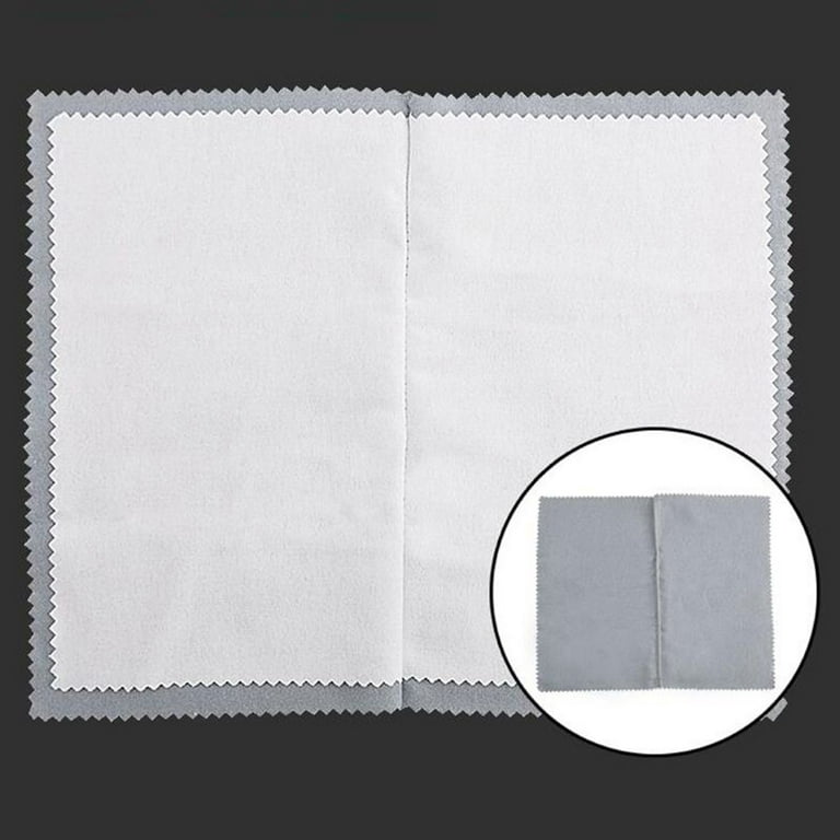 Silver Polishing Cloth Cotton Jewelry Cleaning Cloth for Silverware Coins  Jewelry Handling Reusable Wipes Cloth Jewelry 