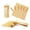 Diamond Orange, variant on BambooMN 10 Piece Complete Sushi Making Kit 2x Bamboo Rolling Mats, 1x Rice Paddle, 1x Spreader and 6 Pairs Orange Diamond Chopsticks