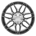 thumbnail image 2 of OE Wheels CV03C 19 Inch Rim Fits Corvette C8 Z06 Style 5x120.65 19x10 Gloss Gunmetal Machined - Hollander 95580 (1), 2 of 5
