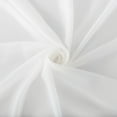thumbnail image 6 of No. 918 Emily Sheer Voile Tab Top Curtain Panel, 59"x63", White, 6 of 8