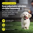 thumbnail image 3 of PetSafe Stay & Play Dog and Cat Wireless Fence with Replaceable Battery Collar, Up to 3/4 Acre, 3 of 11