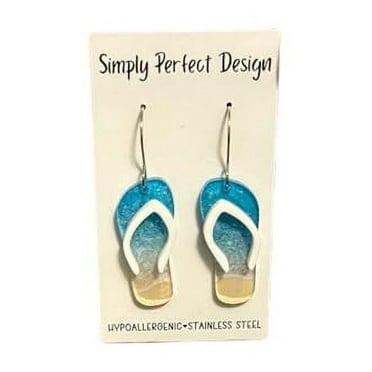 Hypoallergenic Earring - Dangle Earring for Women - Flip Flop Earrings Perfect Gifts for Her - Summer earrings - Earrings for Women Trendy