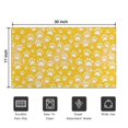 thumbnail image 5 of Yellow Dog Paw Footprint Door Rugs,Washable Non Slip Door Mats Indoor,Decorative Door Mats,Entry Mat Indoor for Entrance,Bedroom,Kitchen,Bathroom,17"x30", 5 of 6